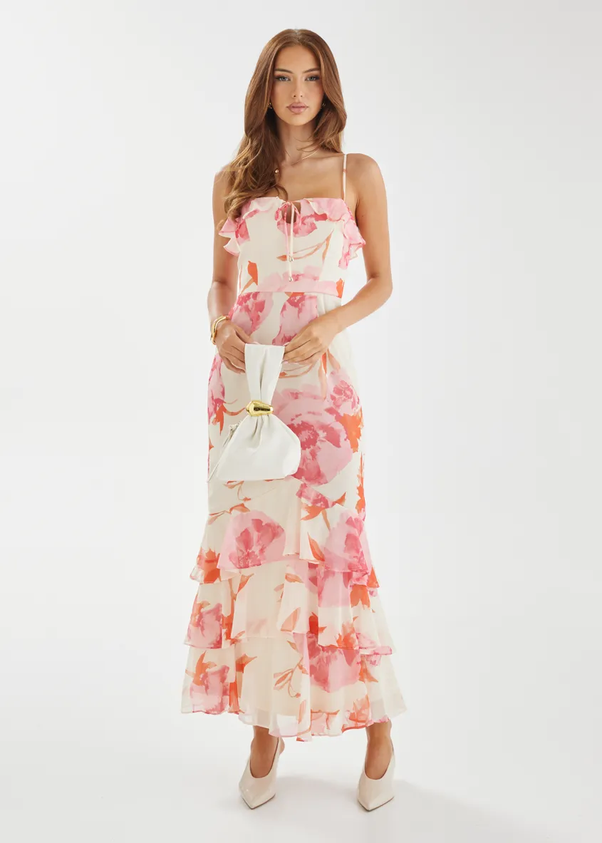 Renn Maxi Dress - Pink Bloom sold by Gingham & Heels product image thumbnail 3
