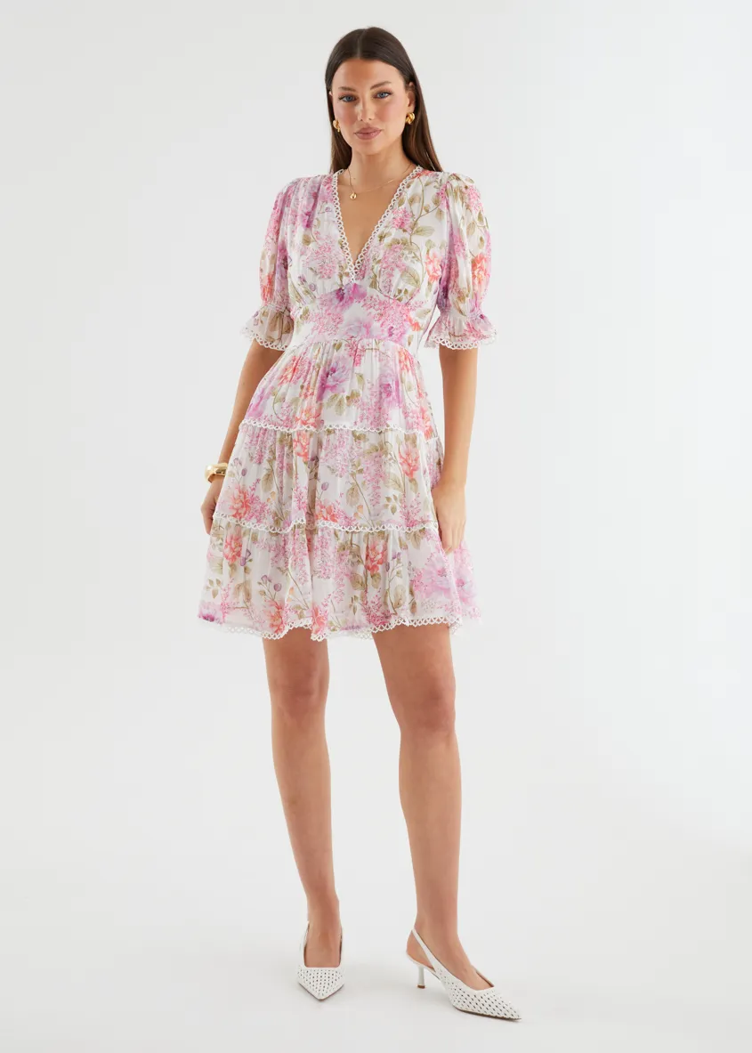 Eleanore Dress - Lilac Garden sold by Gingham & Heels product image thumbnail 5