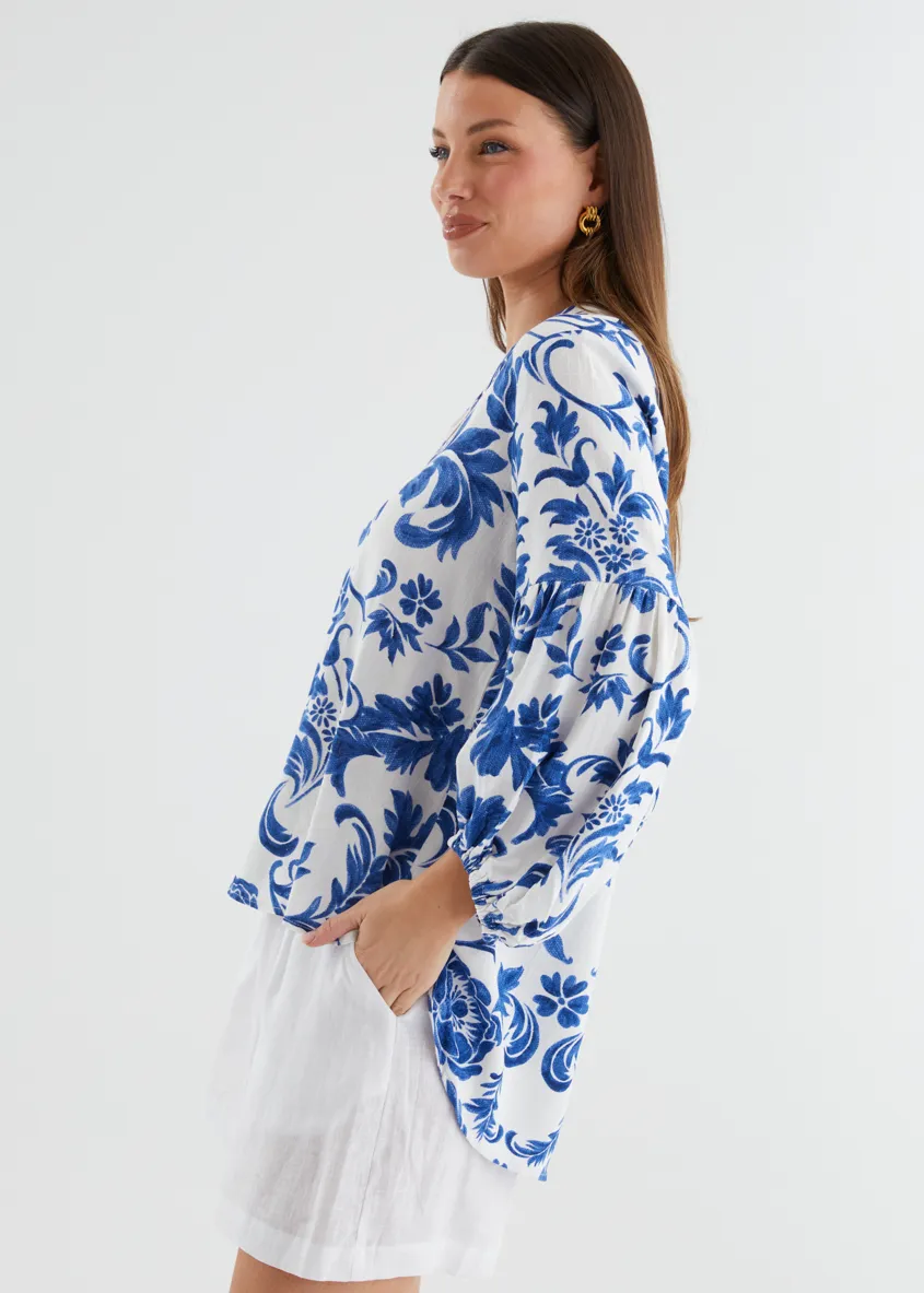 Malibu Linen Shorts - Off White sold by Gingham & Heels product image thumbnail 5