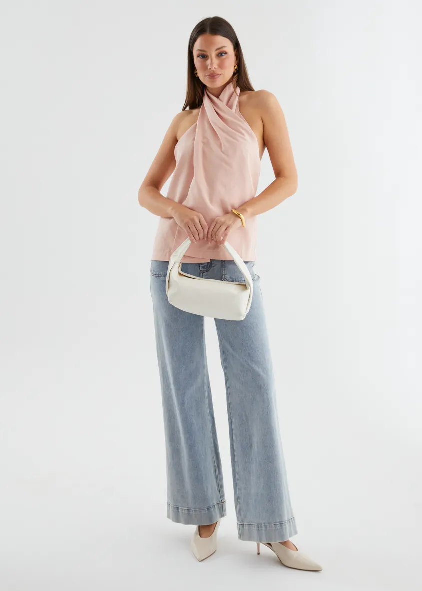 Otto Halter Top - Fairy Floss sold by Gingham & Heels product image thumbnail 2