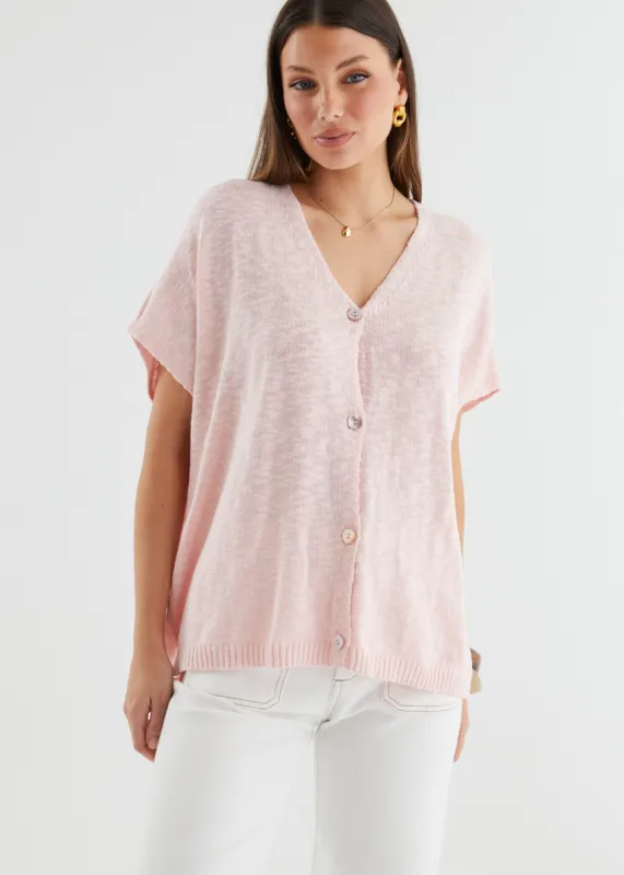 Aria Knit Top - Cotton Candy sold by Gingham & Heels