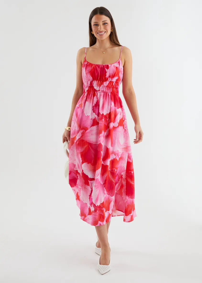 Rylie Maxi Dress - Strawberry Abstract sold by Gingham & Heels product image thumbnail 5