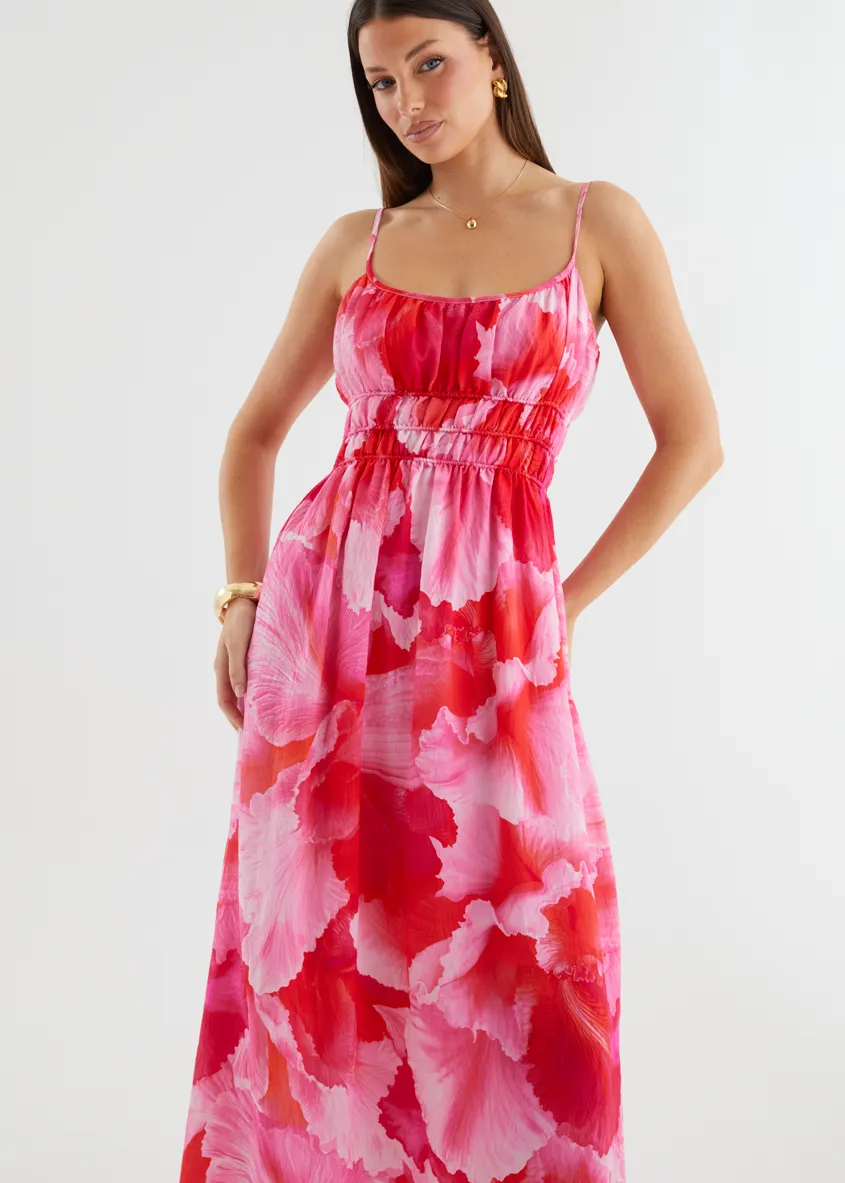 Rylie Maxi Dress - Strawberry Abstract sold by Gingham & Heels product image thumbnail 2