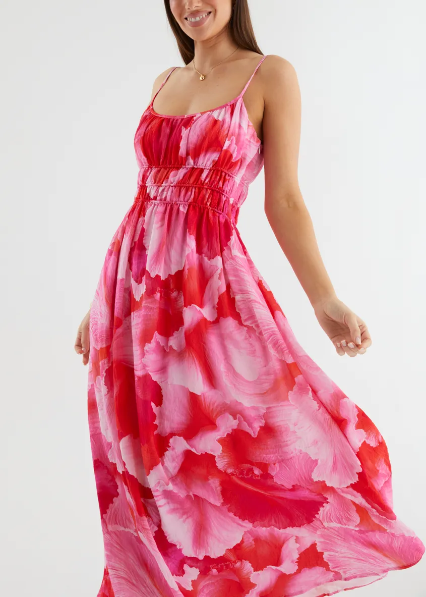 Rylie Maxi Dress - Strawberry Abstract sold by Gingham & Heels product image thumbnail 4