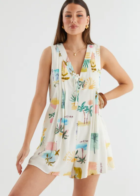 Baha Playsuit - Helia sold by Gingham & Heels