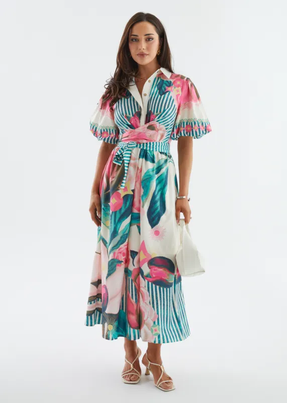 Marlisa Maxi Dress - Marisol Pink sold by Gingham & Heels