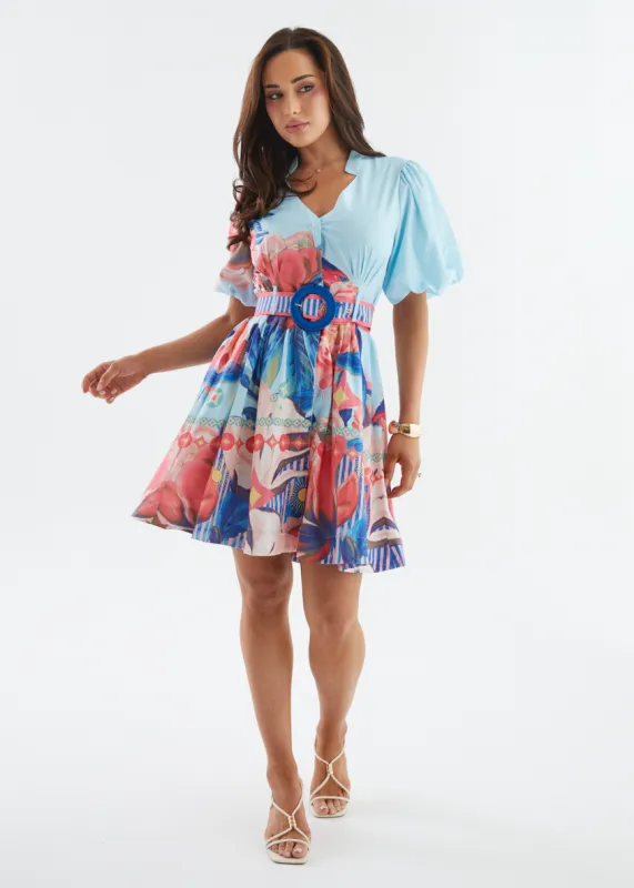 Marlin Dress - Marisol Blue sold by Gingham & Heels