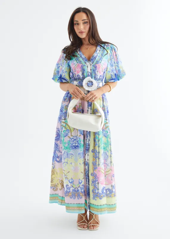 Ambre Maxi Dress - Chateau Spritz sold by Gingham & Heels