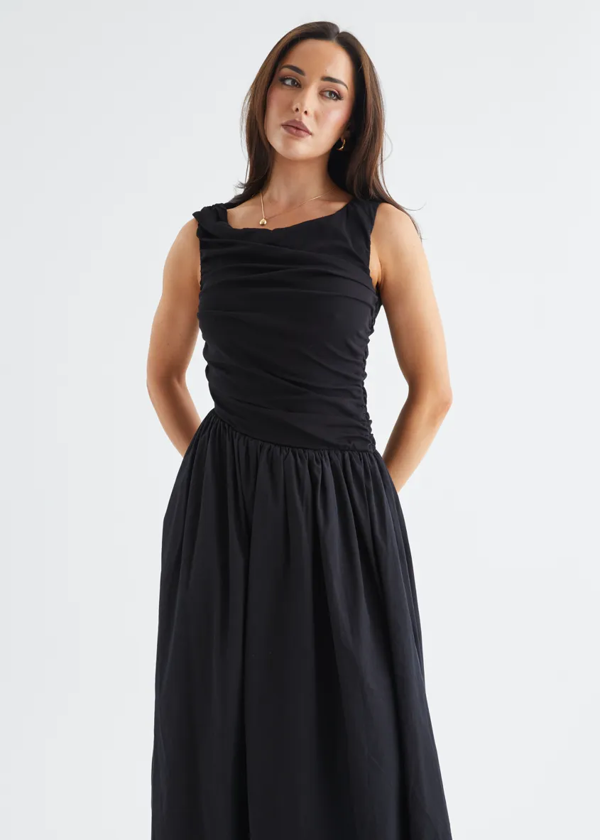 Halina Maxi Dress - Black sold by Gingham & Heels product image thumbnail 3