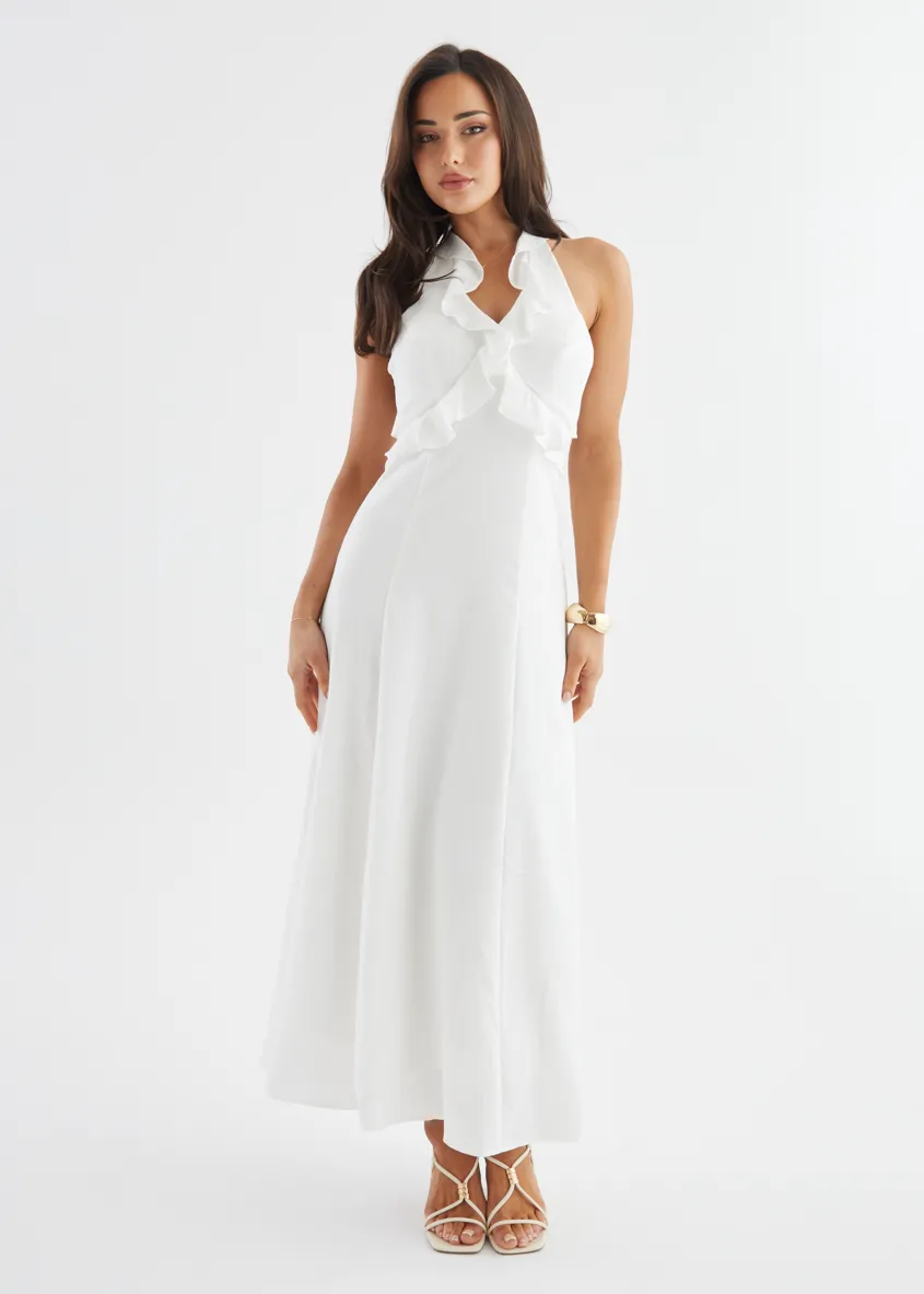 Montana Midi Dress - Off White sold by Gingham & Heels product image thumbnail 4