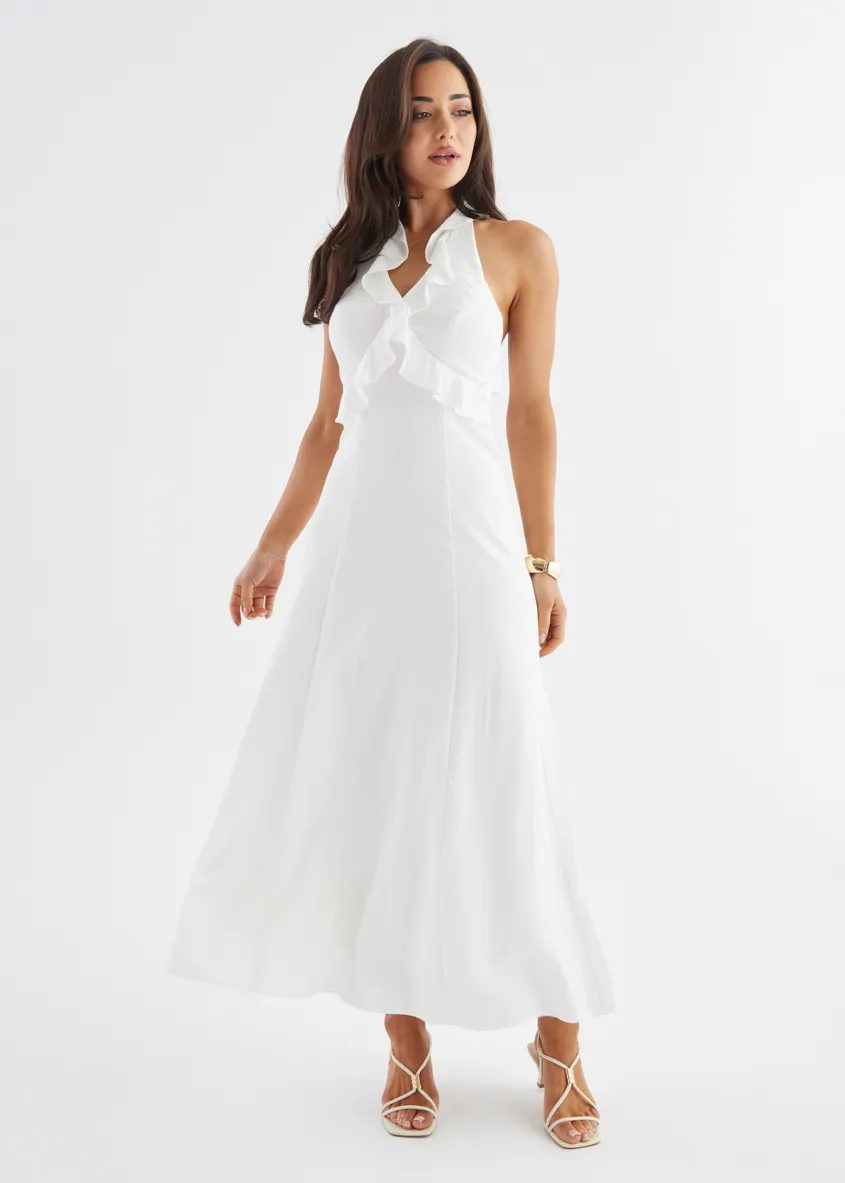 Montana Midi Dress - Off White sold by Gingham & Heels product image thumbnail 5