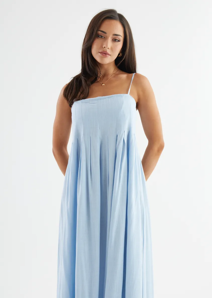 Marinella Maxi Dress - Blue sold by Gingham & Heels product image thumbnail 4
