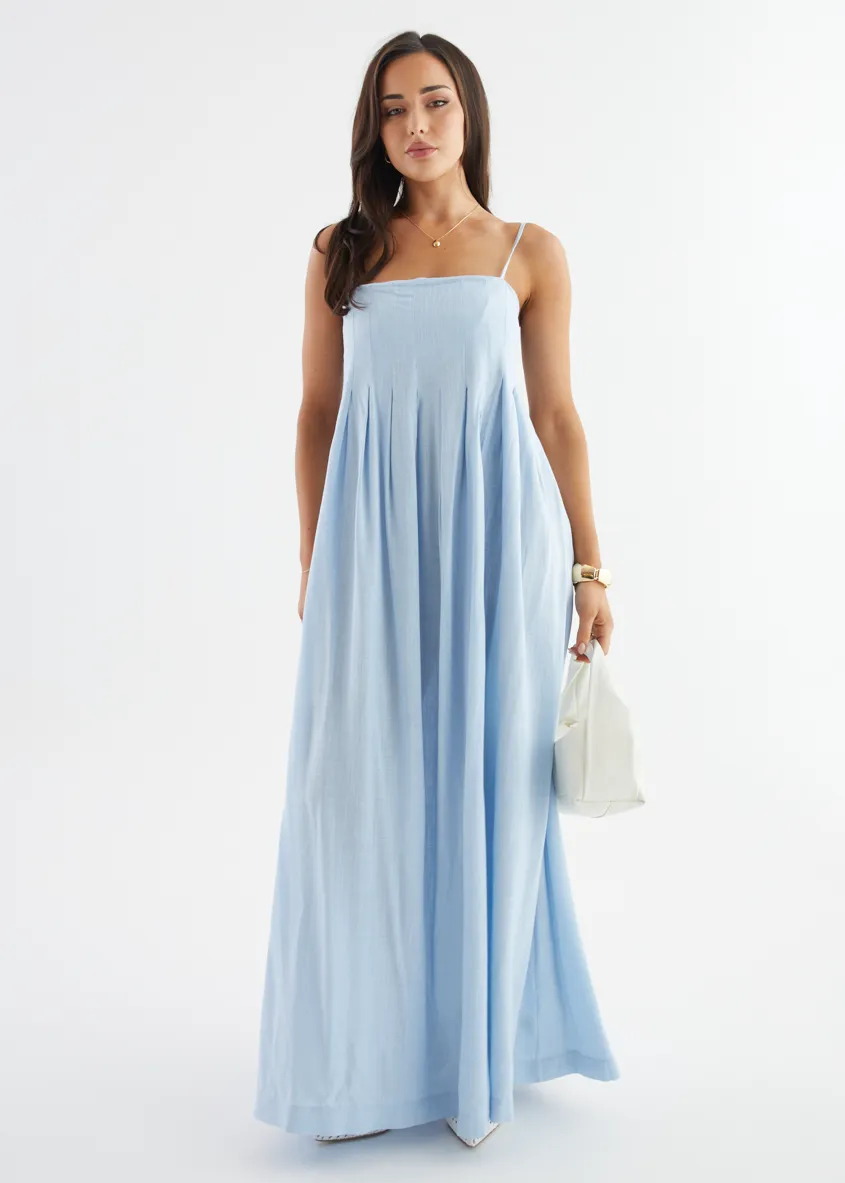 Marinella Maxi Dress - Blue sold by Gingham & Heels product image thumbnail 2