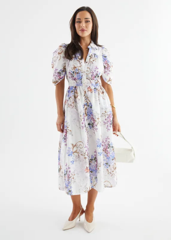 Bolt Maxi Dress - Lavender Blossom sold by Gingham & Heels