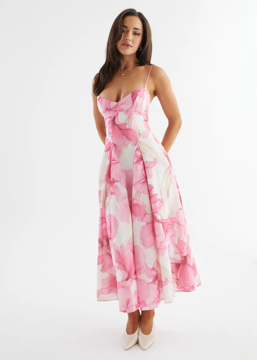 Selina Maxi Dress - Pink Petal sold by Gingham & Heels product image thumbnail 5