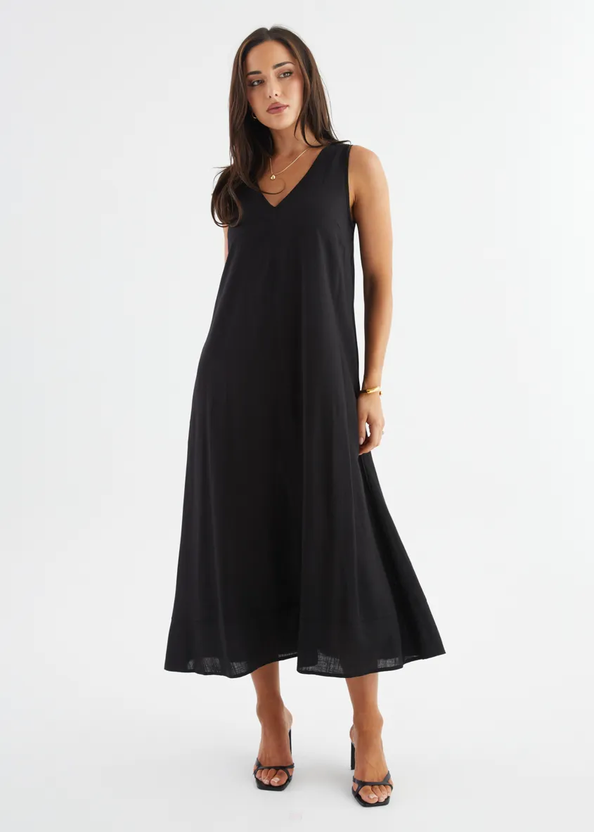Ellie Maxi Dress - Black sold by Gingham & Heels product image thumbnail 3