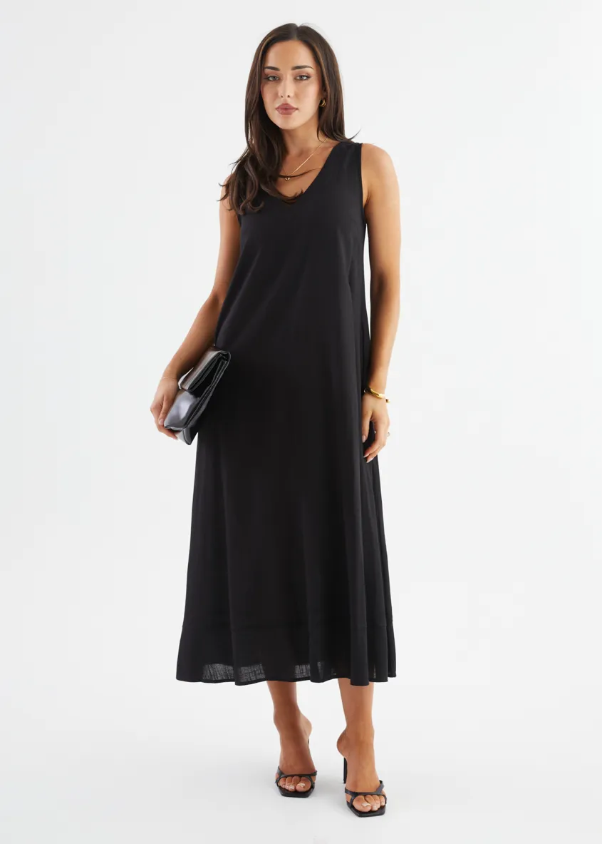 Ellie Maxi Dress - Black sold by Gingham & Heels product image thumbnail 4
