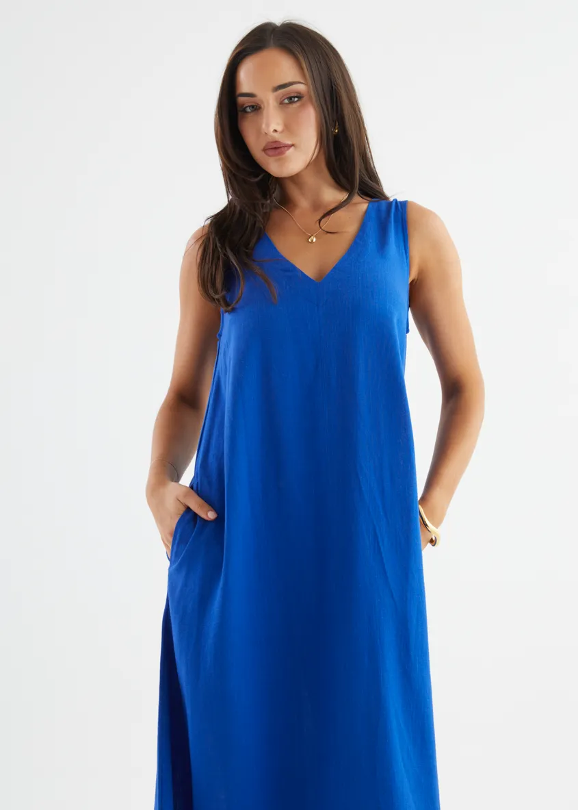 Ellie Maxi Dress - Royal Blue sold by Gingham & Heels product image thumbnail 3
