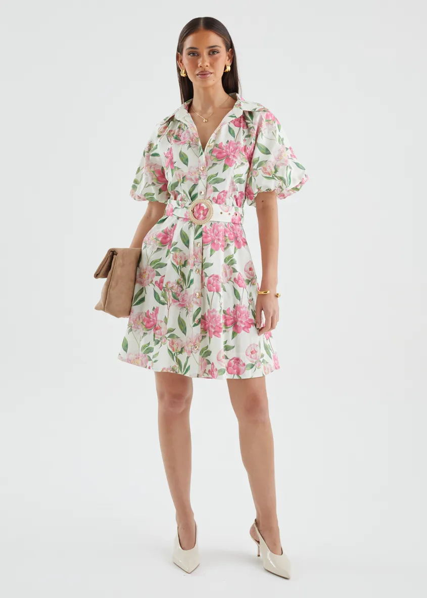 Charlston Dress - Pink Peony sold by Gingham & Heels