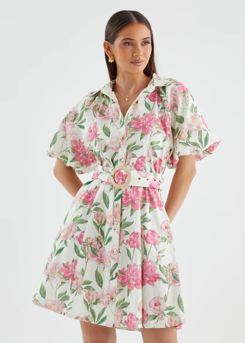 Charlston Dress - Pink Peony sold by Gingham & Heels product image thumbnail 3