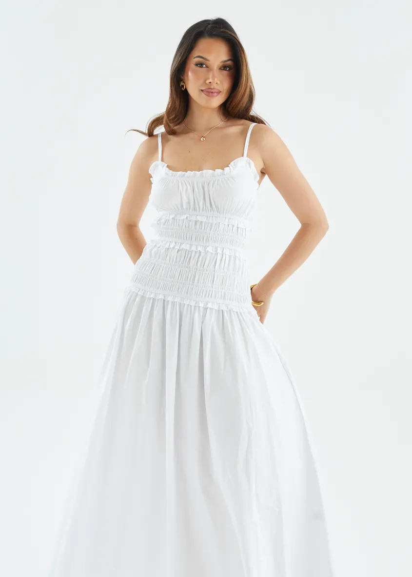 Rihana Maxi Dress - Off White sold by Gingham & Heels product image thumbnail 5