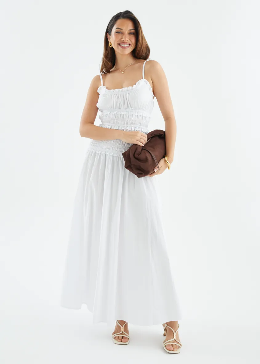 Rihana Maxi Dress - Off White sold by Gingham & Heels product image thumbnail 3