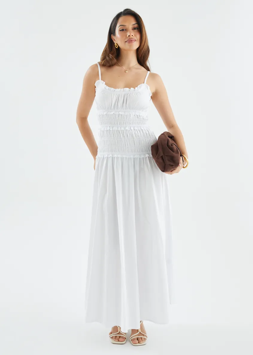 Rihana Maxi Dress - Off White sold by Gingham & Heels product image thumbnail 4