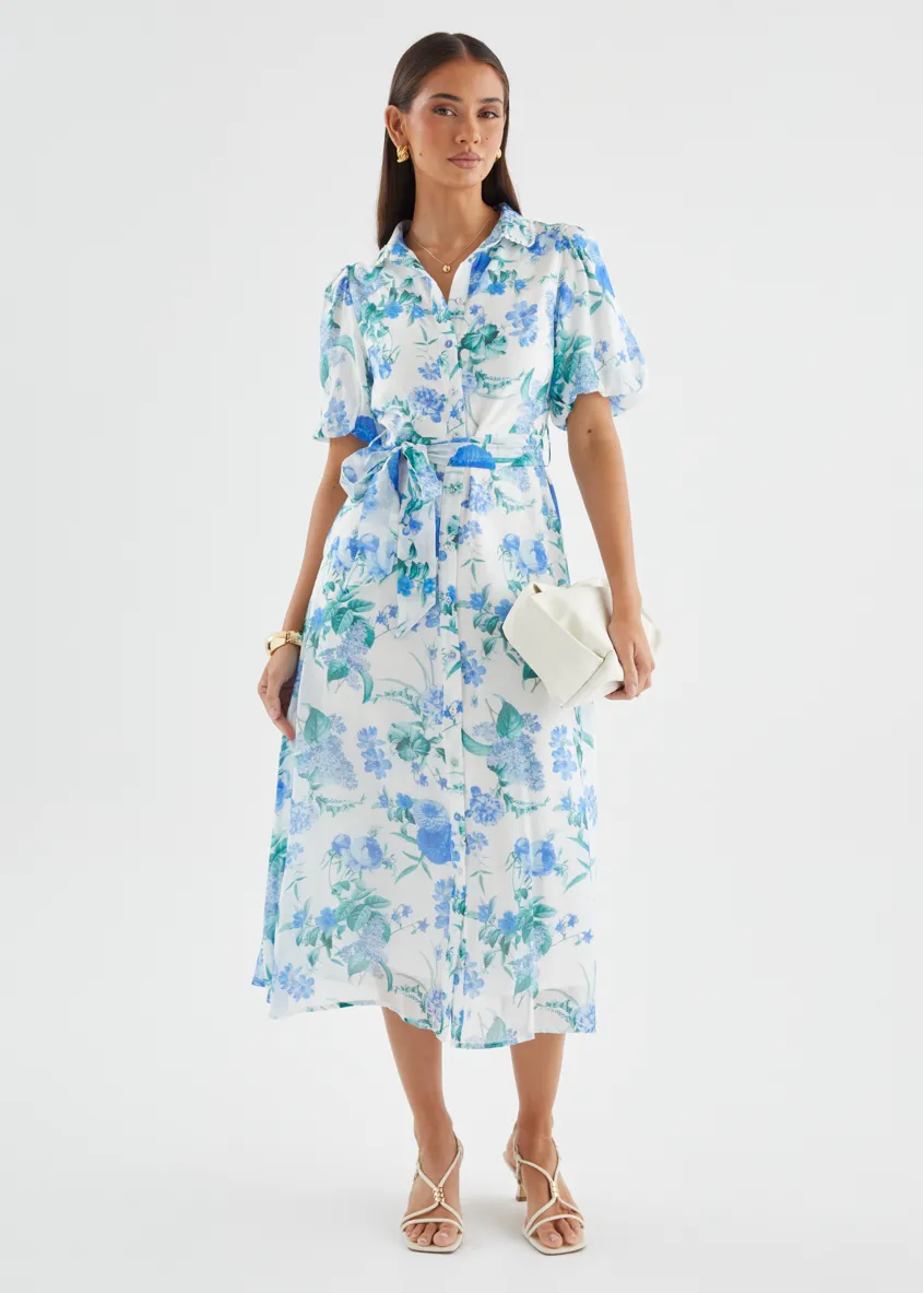 Arlene Maxi Dress - Blue Garden sold by Gingham & Heels product image thumbnail 5