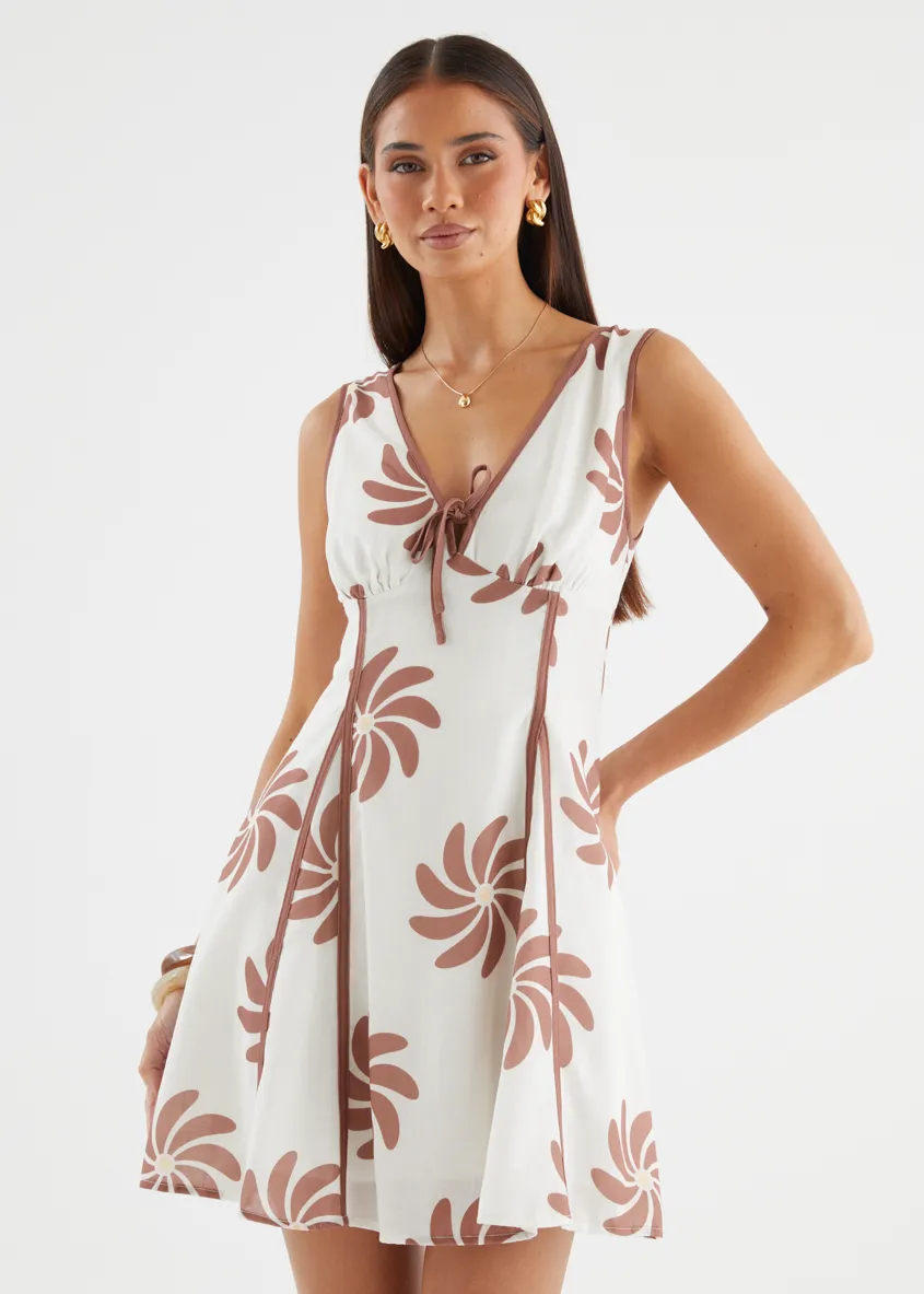 Bradlee Dress - Chocolate Floral sold by Gingham & Heels product image thumbnail 3