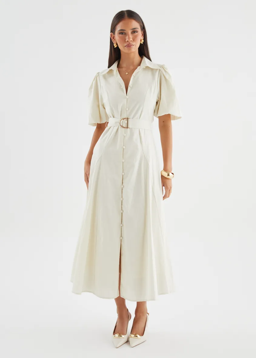 Emerson Maxi Dress - Off White sold by Gingham & Heels product image thumbnail 4