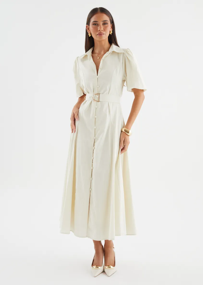 Emerson Maxi Dress - Off White sold by Gingham & Heels product image thumbnail 5
