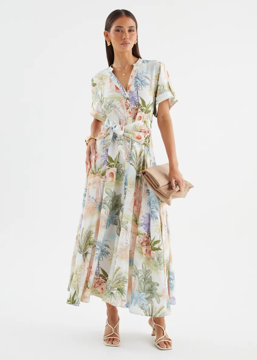Samiyah Midi Dress - Palm Paradise sold by Gingham & Heels product image thumbnail 2
