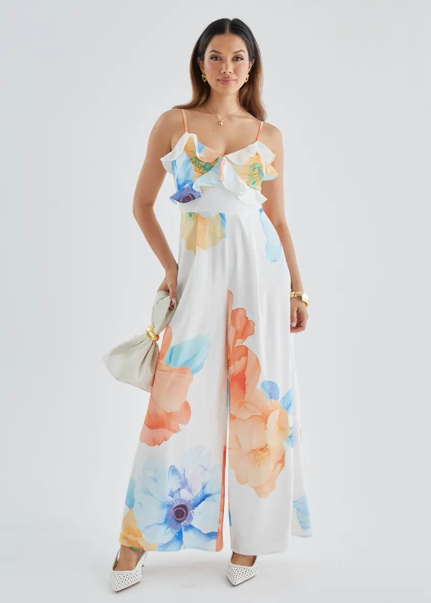 Jessika Pantsuit - Orange Blossom sold by Gingham & Heels product image thumbnail 2