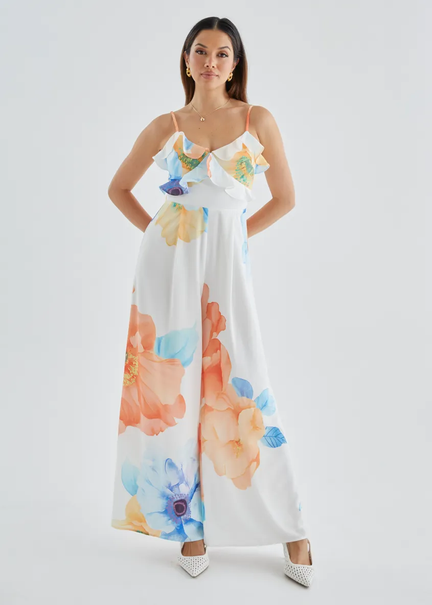 Jessika Pantsuit - Orange Blossom sold by Gingham & Heels product image thumbnail 4