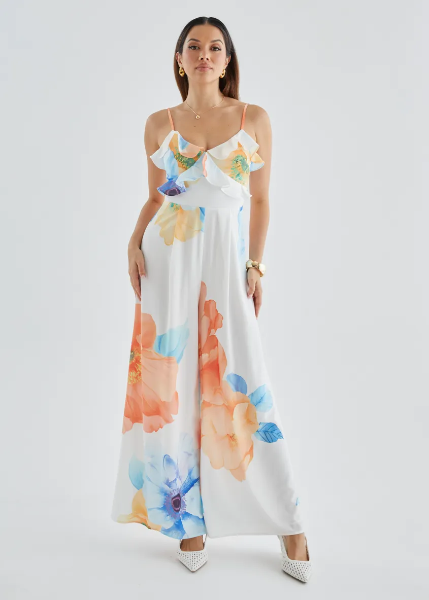 Jessika Pantsuit - Orange Blossom sold by Gingham & Heels product image thumbnail 5