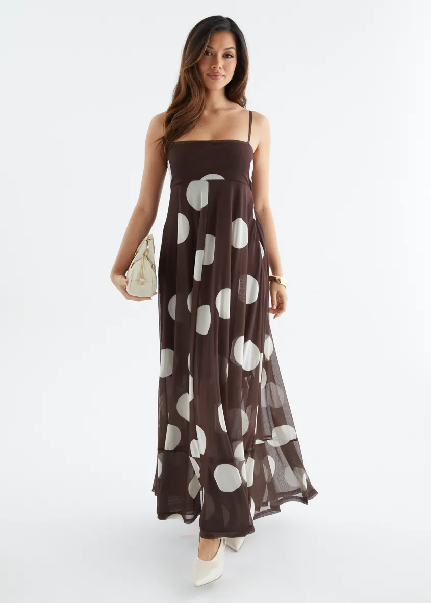 Lutana Maxi Dress - Cocoa Spot sold by Gingham & Heels product image thumbnail 5