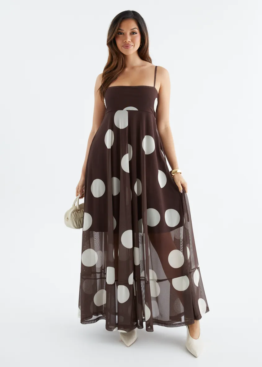 Lutana Maxi Dress - Cocoa Spot sold by Gingham & Heels
