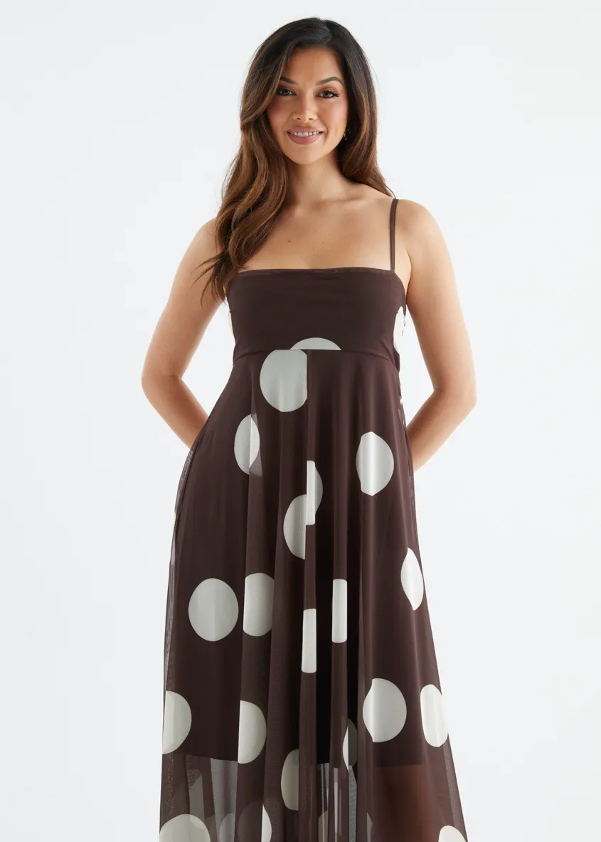 Lutana Maxi Dress - Cocoa Spot sold by Gingham & Heels product image thumbnail 3