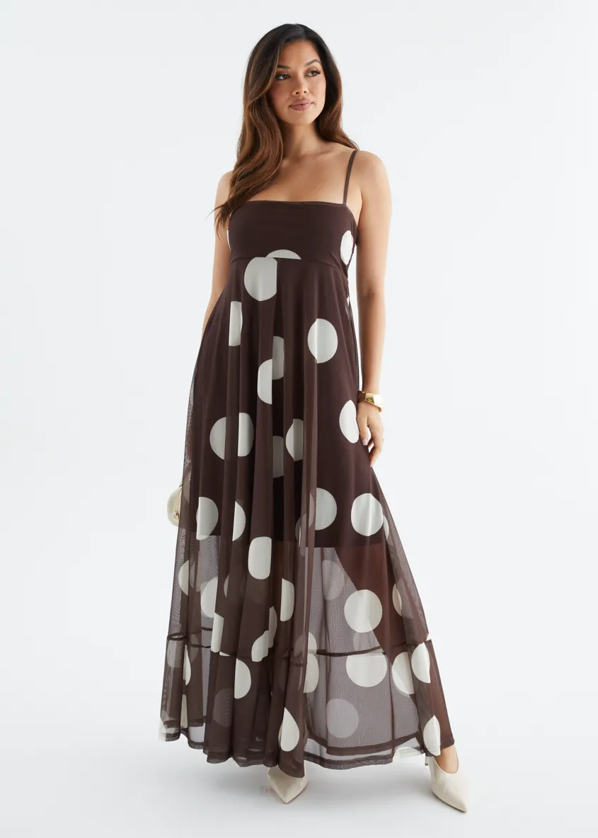 Lutana Maxi Dress - Cocoa Spot sold by Gingham & Heels product image thumbnail 4