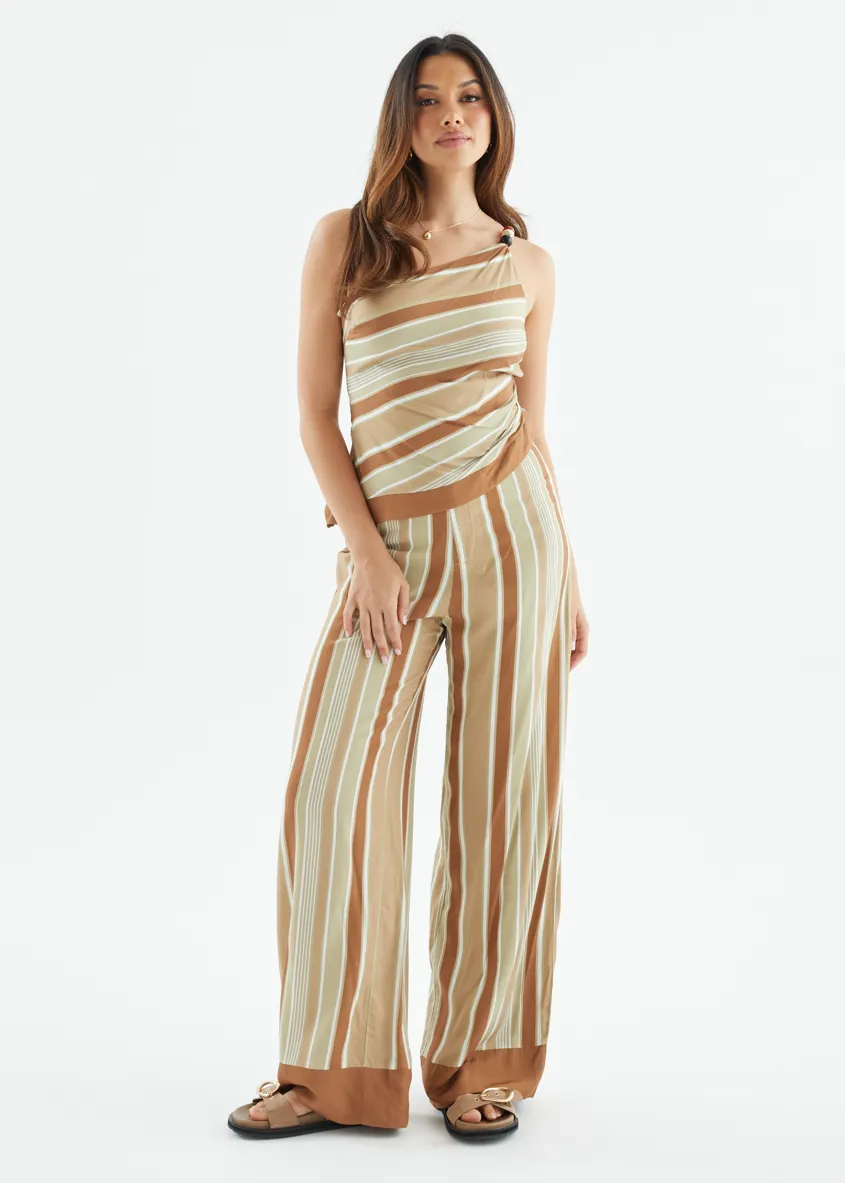 Geneva Set - Khaki Stripe sold by Gingham & Heels product image thumbnail 3