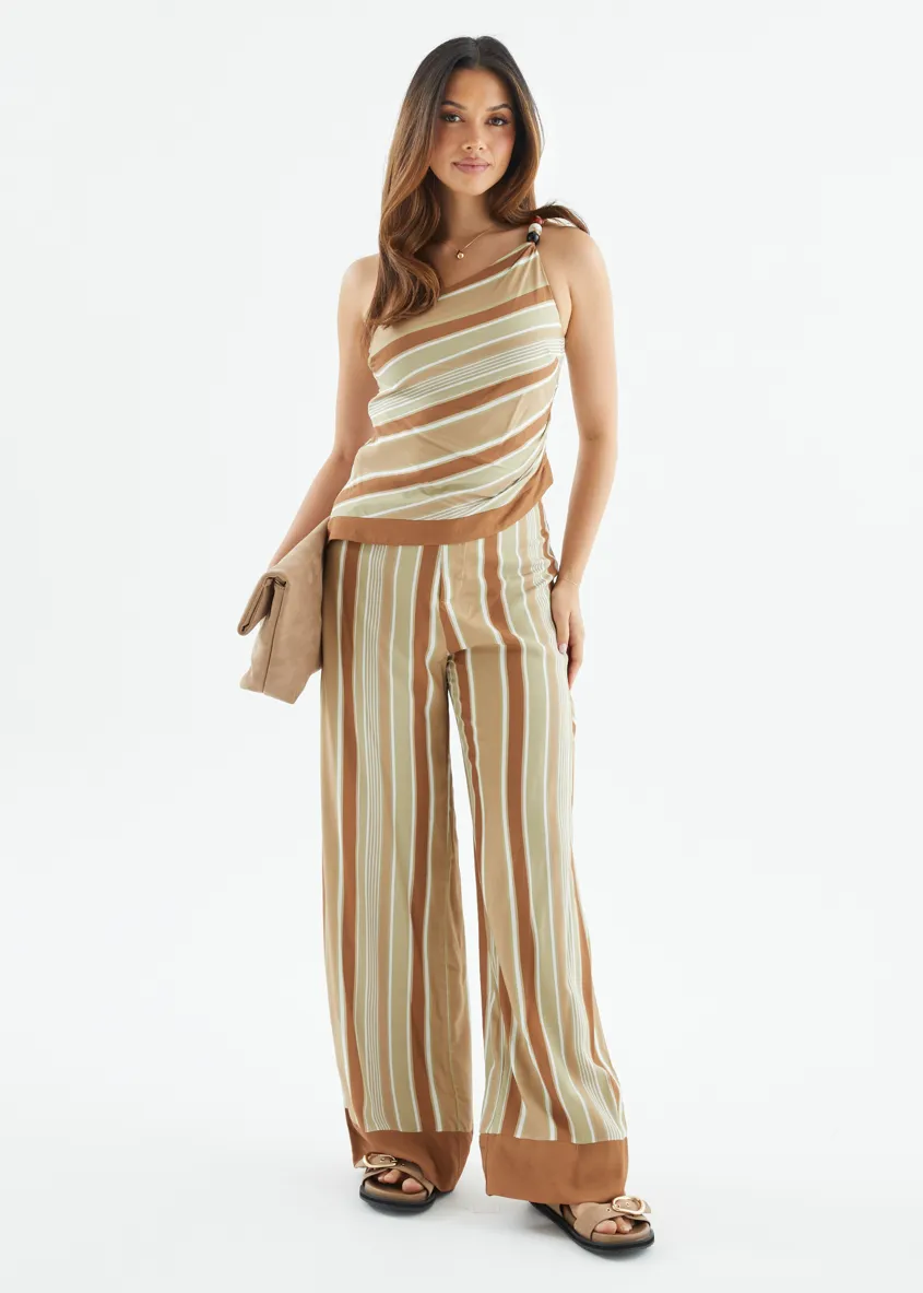 Geneva Set - Khaki Stripe sold by Gingham & Heels product image thumbnail 2