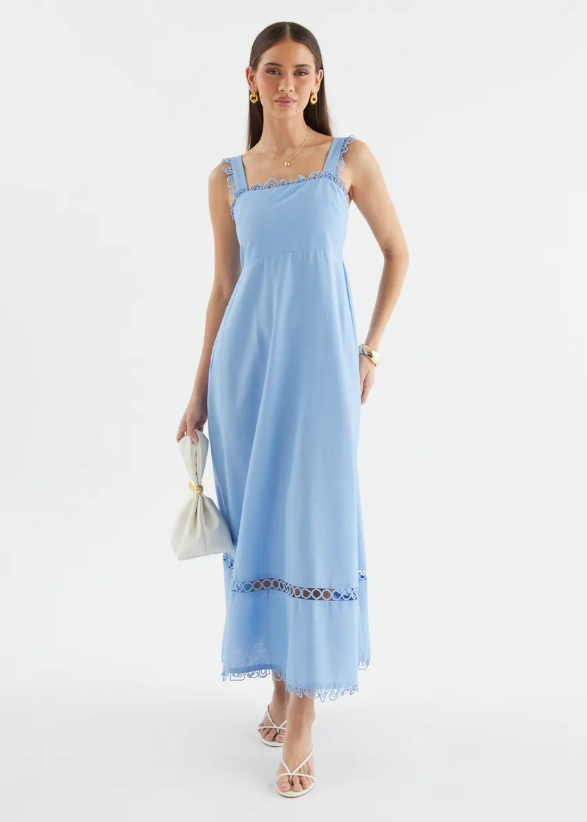 Reign Maxi Dress - Blue sold by Gingham & Heels product image thumbnail 4