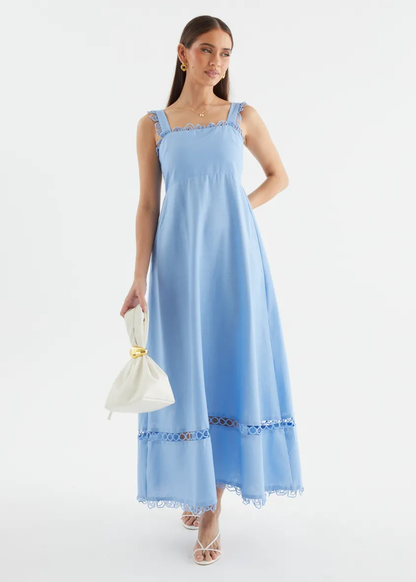 Reign Maxi Dress - Blue sold by Gingham & Heels