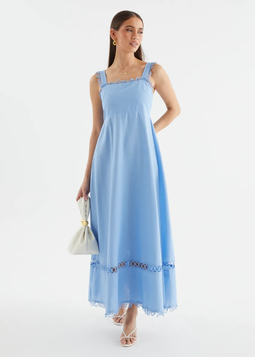 Reign Maxi Dress - Blue sold by Gingham & Heels product image thumbnail 5