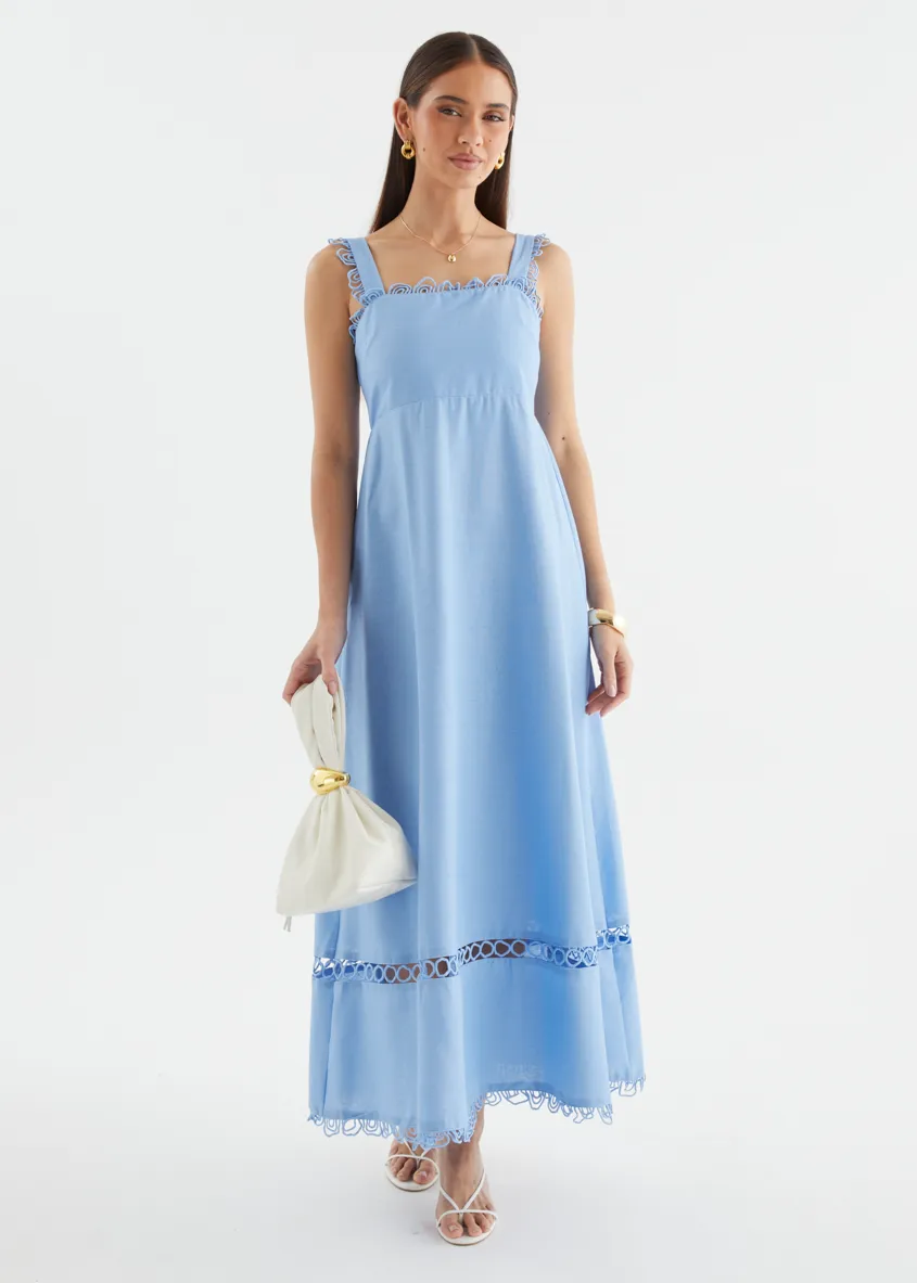 Reign Maxi Dress - Blue sold by Gingham & Heels product image thumbnail 2