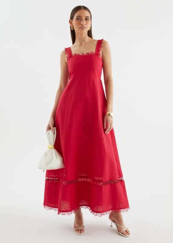 Reign Maxi Dress - Red sold by Gingham & Heels