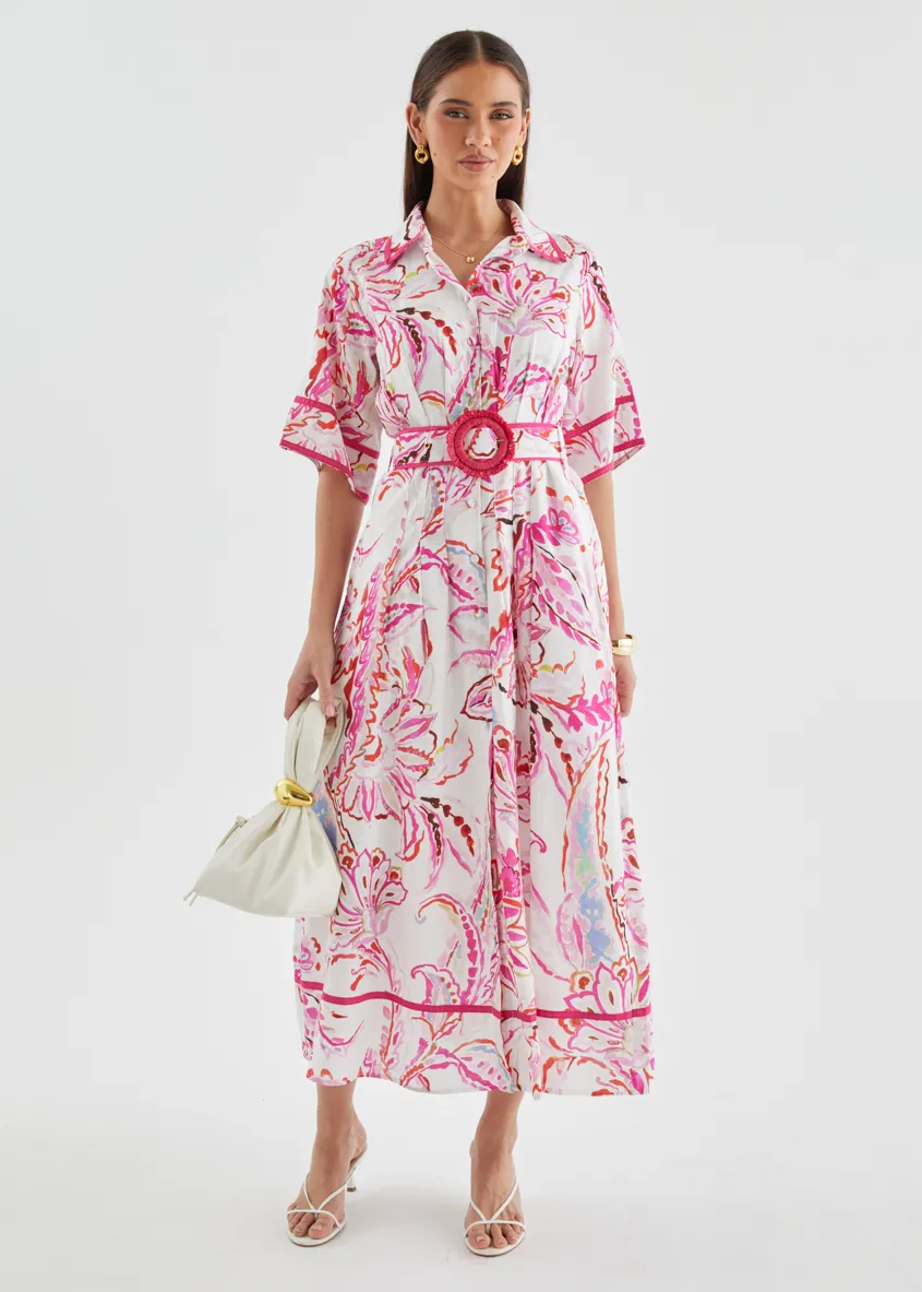 Delaney Maxi Dress - Botanical Pink sold by Gingham & Heels product image thumbnail 2