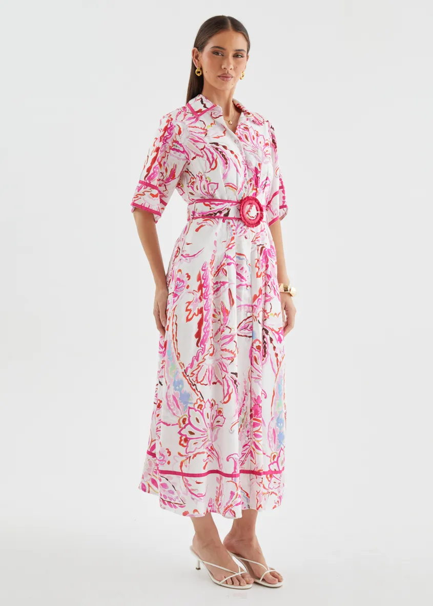 Delaney Maxi Dress - Botanical Pink sold by Gingham & Heels product image thumbnail 5