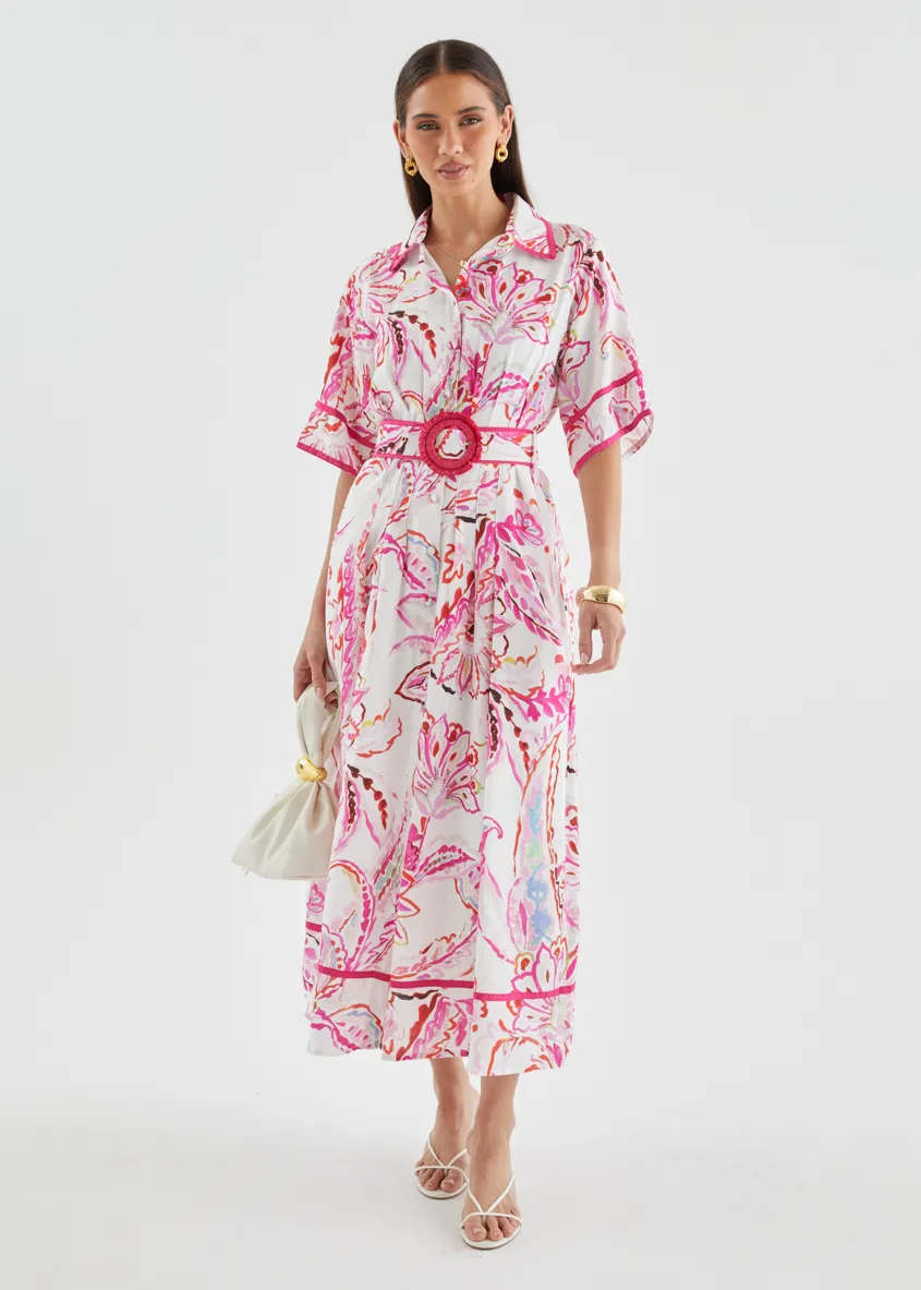 Delaney Maxi Dress - Botanical Pink sold by Gingham & Heels product image thumbnail 4
