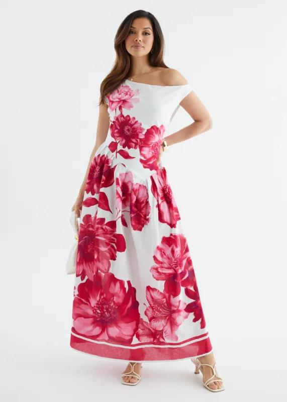 Deon Drop Shoulder Maxi Dress - Ruby Dahlia sold by Gingham & Heels
